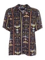 Camicia nera stampa Versailles