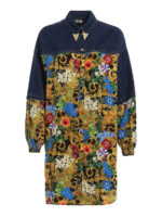 Vestito chemisier con stampa Jungle Baroque