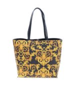 Borsa reversibile logo Baroque nera