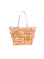 Borsa reversibile logo Baroque rosa
