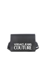 Borsa in ecopelle con macro logo gommato