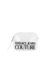 Borsa a spalla con macro logo gommato