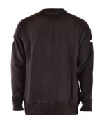 Felpa con logo sul retro