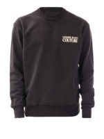 Felpa con logo dorato