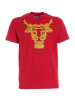 T-shirt rossa con stampa Capodanno Lunare