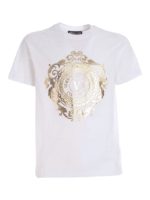 T-shirt bianca con stampa gommata