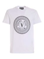 T-shirt V-Emblem bianca