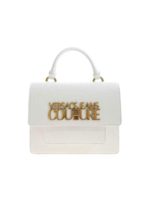 Borsa a mano bianca con logo