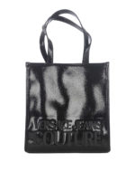 Shopper con macro logo gommato