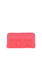 Portafoglio in ecopelle con logo gommato