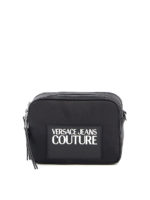 Tracollina in raso con patch logo in gomma