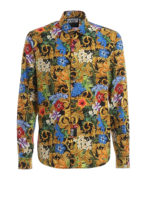 Camicia con stampa Jungle Baroque