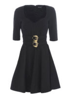 Mini abito svasato nero
