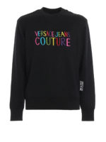 Felpa con ricamo logo lettering