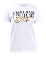 T-shirt con stampa logo Crew