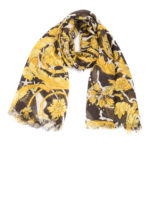 Foulard con stampa barocca
