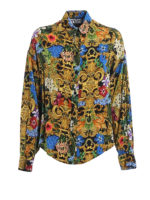Camicia con stampa barocca