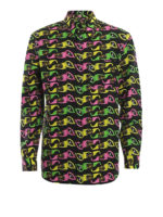 Camicia con stampa logo Medusa Biggie