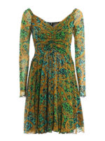 Abito in tulle con motivo Leo Barocco