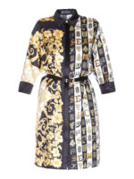 Chemisier in raso multicolor