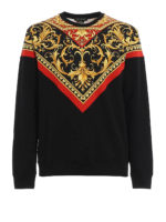 Felpa in cotone stampa Barocco