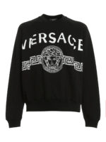 Felpa in cotone stampa Medusa Head