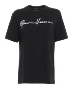 T-shirt con ricamo GV Signature