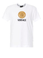 T-shirt in cotone ricamo logo