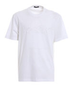T-shirt ricamata total white