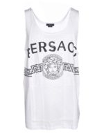 Top bianco stampa Medusa