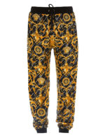 Pantaloni sportivi in seta stampa Barocca