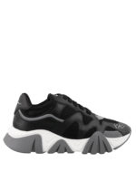 Sneakers Squalo nere in rete e pelle