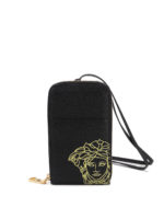 Portafoglio in pelle stampa Testa di Medusa