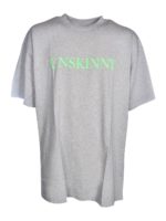 T-shirt grigia stampa Unskinny
