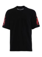 T-shirt in jersey con fiamme