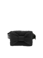 Marsupio nero con fiocco