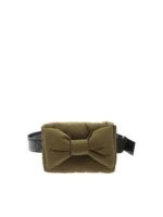 Marsupio verde con fiocco