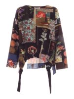 Blusa stampata multicolor