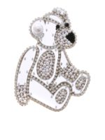 Spilla orsetto in strass e perline
