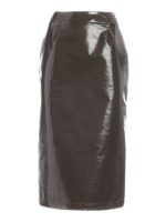 Gonna in finta pelle