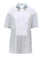 Camicia in cotone con fiori