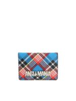 Porta carte Shuka con motivo tartan