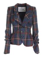 Giacca motivo Check multicolore