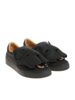Slip on in pelle scamosciata nera