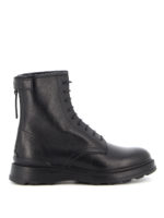 Stivaletti in pelle stringati