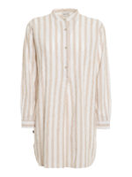 Blusa in lino misto cotone