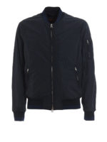 Bomber Utility in nylon blu scuro