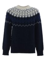 Maglione girocollo in jacquard