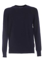 Pullover in lana blu