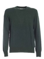 Pullover in lana verde